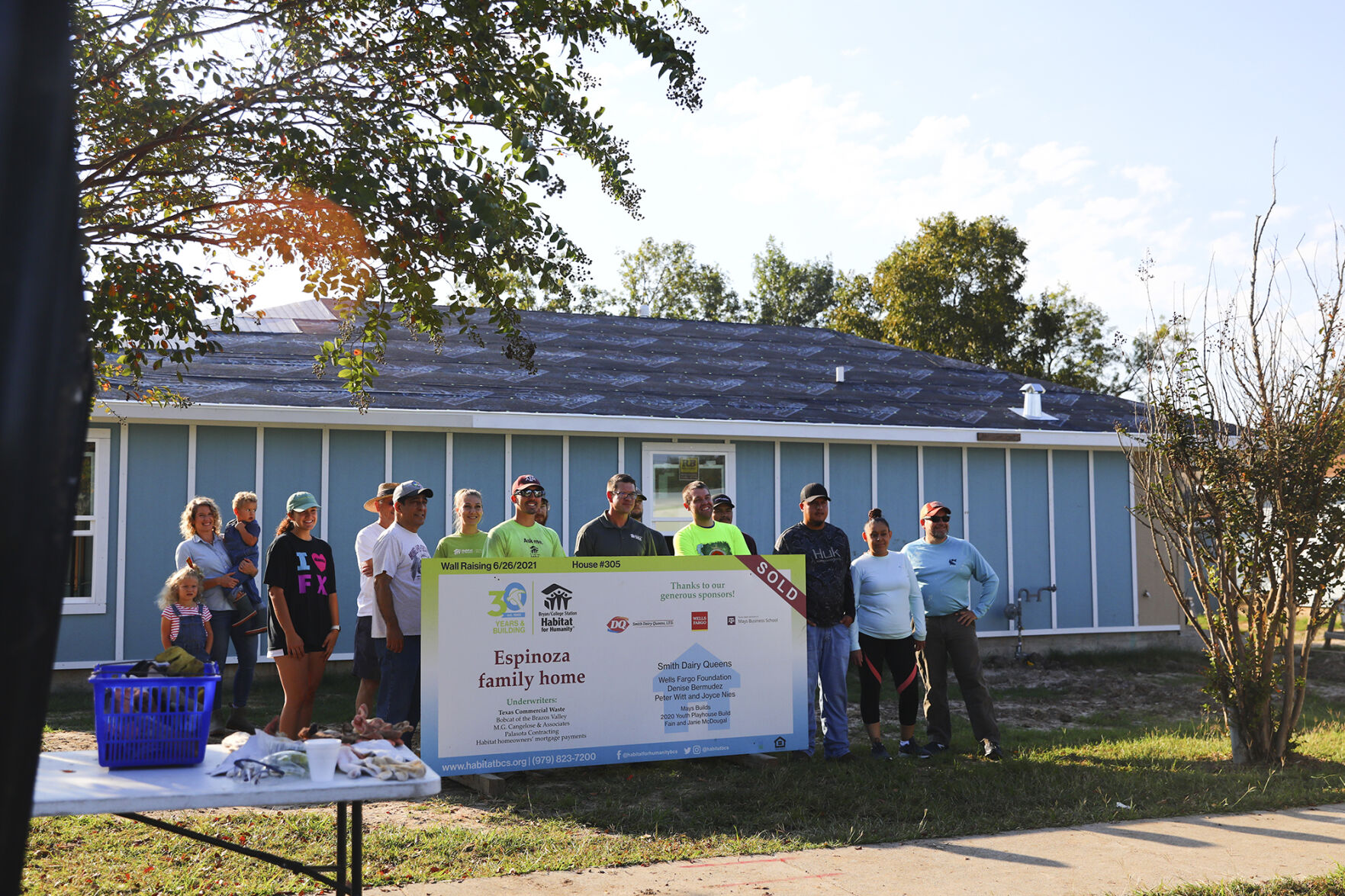 Habitat for Humanity candidate build